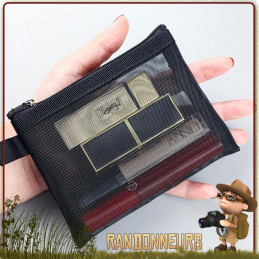 Pochette Mesh fermeture eclair Outdoor Gear Taille large cosmetique soins hygiene