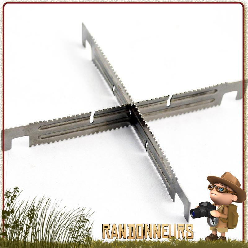 Barres Transversales Réchauds bois Titane Toaks pour randonner ultra léger. stabilité de votre popote de cuisson sur réchaud Barres Transversales Réchauds bois Titane Toaks pour randonner ultra léger. stabilité de votre popote de cuisson sur réchaud